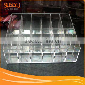 wholesale fashionable nail polish display rack acrylic nail polish display tray