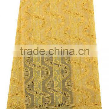 CL17-81 100% Cotton Guipure Swiss Voile Lace Fabric for Women Dress on Sale on Dinner Party photo-3