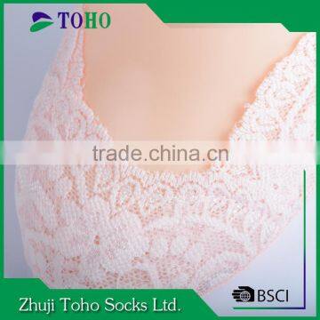 Women Summer Vivid Invisible Lace Boat Socks photo-2