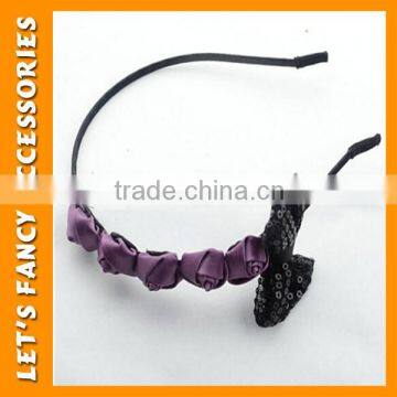 PGHD0321 New Arrival Wholesale Fashion Hair Accessory Korea Quality Cotton Women Flower Headband photo-2