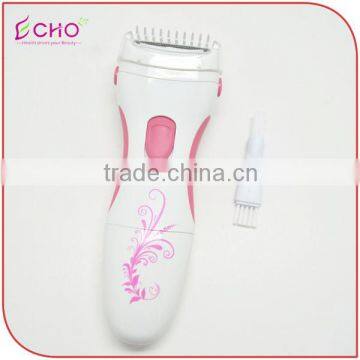 Portable Multicolor Battery Operated Lady Shaver and Epilator photo-2