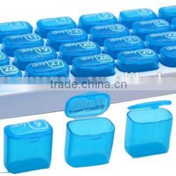 Monthly Pill Organizing Pods Plastic Pill Box 31days Pill Box