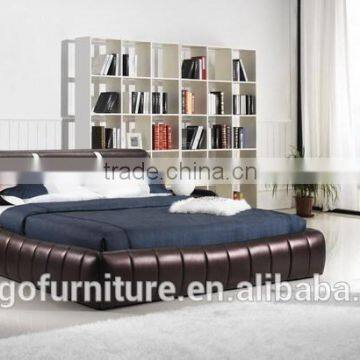 Fashional leather bed set in 2016