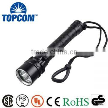 Diving Usage Wide Angle Aluminum 3000 High Lumen Torch Flashlight                        
                                                Quality Choice