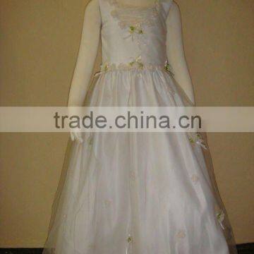 2012 OEM White Tulle Flower Girl Dresses