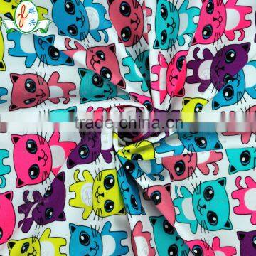 nylon spandex cartoon digital swimwear fabric textile fabric