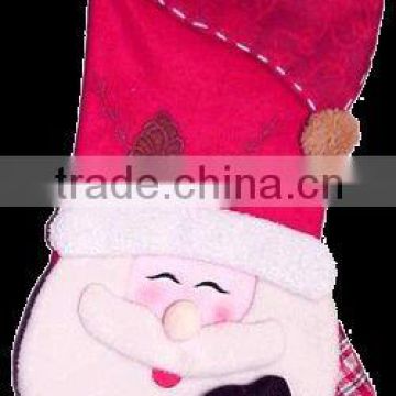 New style santa christmas stocking