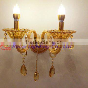 Wall crystal lamp,Stylish wall crystal lamp,holder wall crystal lamp QS1112-2w