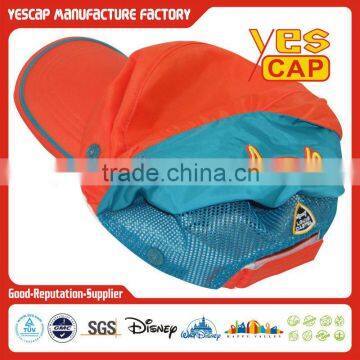 yescap orange cap with hook and loop strap wholesale