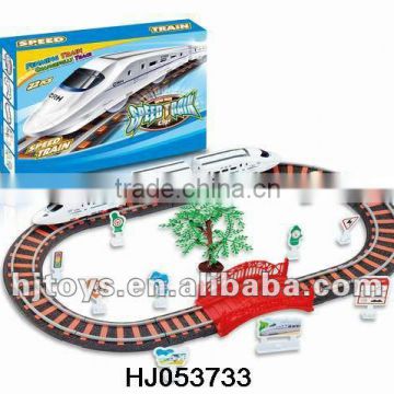 new item battery operated railway car toy