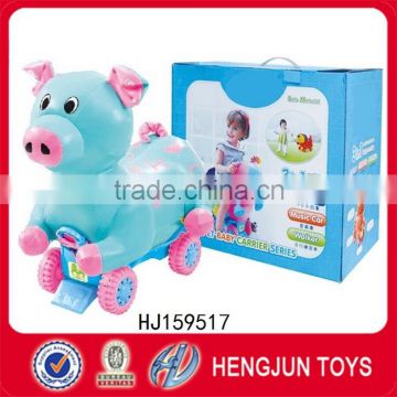 2016 Professional hot selling children pig carrier toys