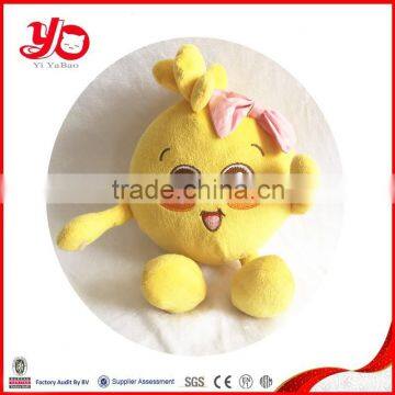 promotional custom plush yellow animal toy , plush animal toys