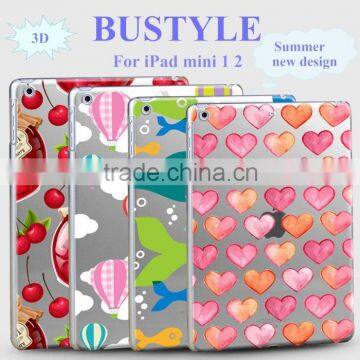 2015 New 3D Hollow out Custom Design High Quality Soft Slim tpu Protector Cover Case for Apple iPad air mini 1 2