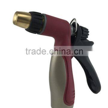 3 Ways Brass Head Metal Garden Hose Nozzle Plastic Lever