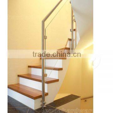 inox glass railing with stainless steel baluster and tempered glass                        
                                                Quality Choice