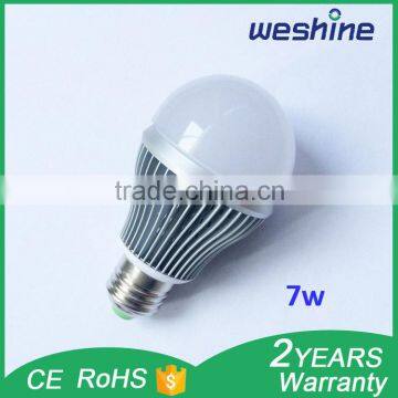 5w 7w FIN LED bulb lamps high quality heat sink PC cover Bulbs