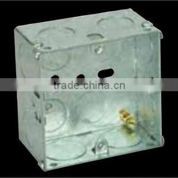 2 Gang Flush Metal Box-RGB-PG-75-135-35-11
