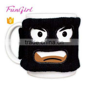 Gift Item Removable Balaclava Mug Creative Coffee Mug Ceramic Mugs