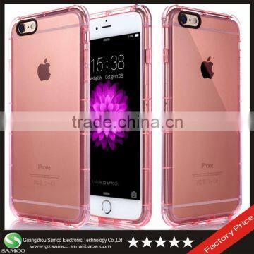 Samco Shockproof Ultra Thin Slim Clear TPU Skin Gel Rubber Cover Case Accessory for iPhone 6 Plus