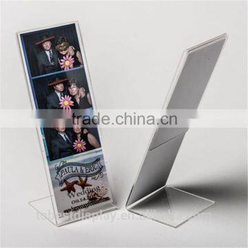 Photo Booth Frame 2x6 acrylic picture frames, plexiglass menu sign holder