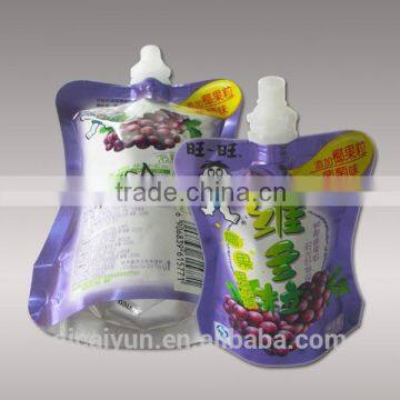 Top!!!plastic packaging standing water pouch/ juice liquid stand up pouch with spout                        
                                                Quality Choice