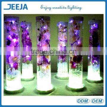 Christmas Occasion Decorative LED Light Base Lighted Up Wedding Columns