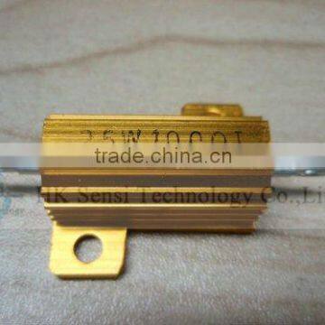 Gold Stainless Aluminum Power Resistor 25W100OhmJ