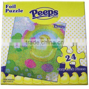 Easter Foil Cardboard Jigsaw Puzzle