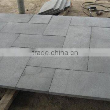 cheap chinese subway stone Black basalt natural stone bluestone tile