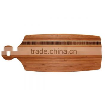 long carbonized cutting board bamboo with ring