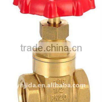 polish brass gate valve