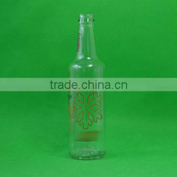 Argopackaging 750ml decorated glass liquor bottles