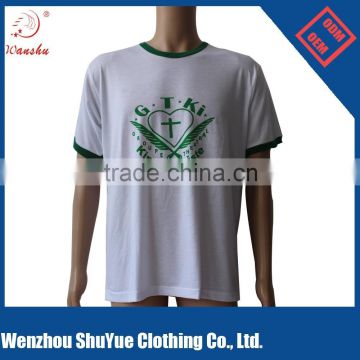 china supplier wholesale clothing , round neck t shirt ,short sleeve t shirt