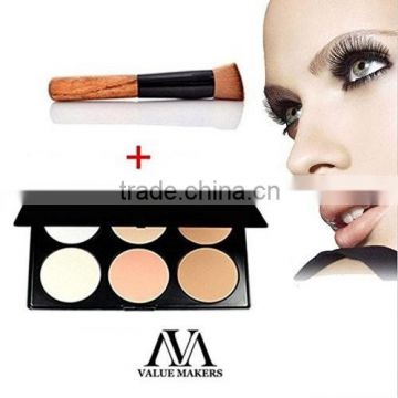 Professional makeup 6 Colour Pressed Powder compact