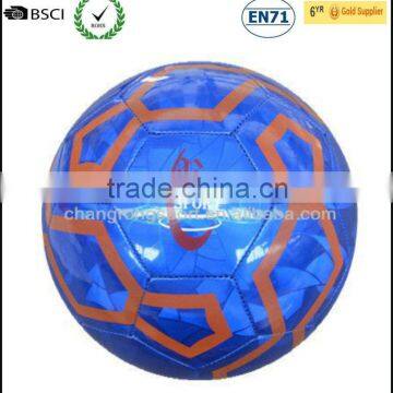 Shinny laser PVC soccer ball