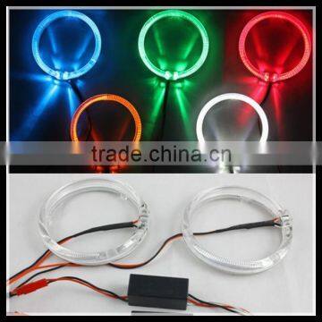 LED Angel Eyes 80mm 2.5 inch angel eye kits universal led projector lens LED halo rings evil eyes