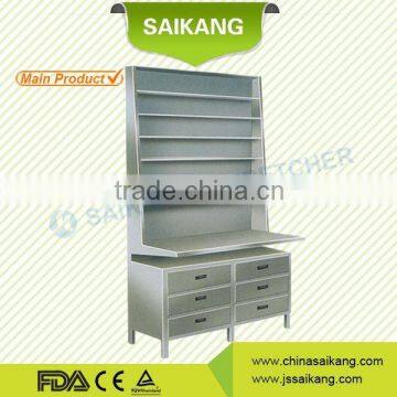 Commercial Furniture Durable Stainless Steel Drug Display Shelf photo-4
