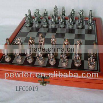 metal dragon chess set