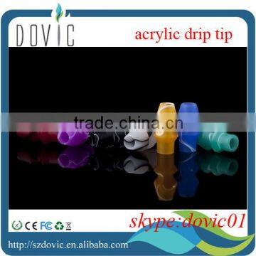 Cheap acrylic 510 drip tip with top quality