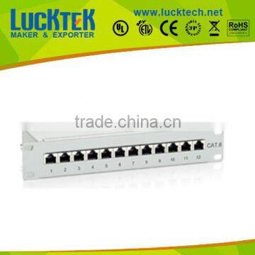 12 port cat.5e desktop patch panel