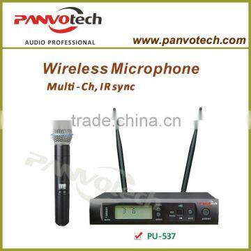 Panvotech PU-537 wireless microphone transmitter receiver