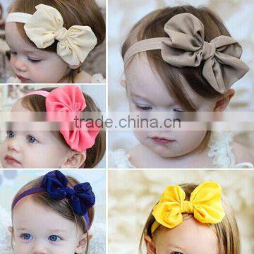 C58 New Kids Girl Baby Toddler chiffon Bowknots Headband