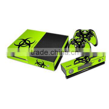 Terror Biohazard Decal Skin Sticker For Xbox ONE 2 Controller Covers Stick USA