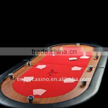 casino oval three-foldable poker table top