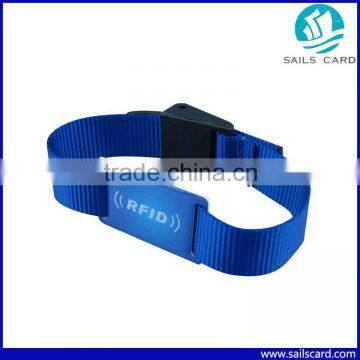 Proximity rfid nylon wristband Smart bracelet with custom logo