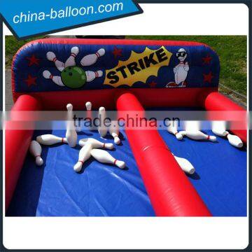 Inflatable Bowling Alley Skittles Game / Customized Inflatable Bowling Game for Sale photo-3