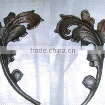 cast steel flower made in China wrought iron manufacturer