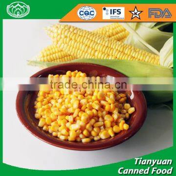 2016 new crop Organic sweet canned corn 2125G HOT SALE