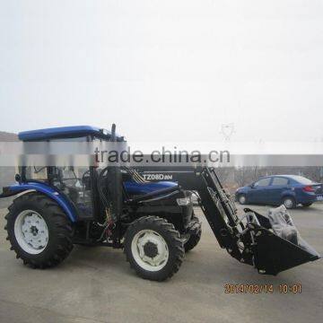 Australia hot selling TZ-8 60-80HP 4WD Farm Tractor Front end loader