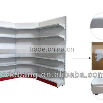 high quality classic commercial display corner shelf